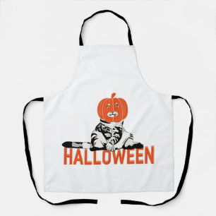 Halloween Cat Apron