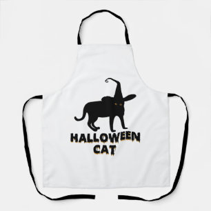 Halloween cat apron