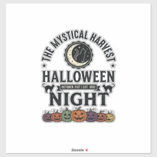 Halloween Cat Black Cats Pumpkins Vintage Funny_1