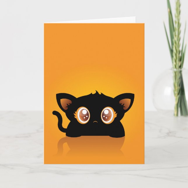 Halloween cat card (Front)