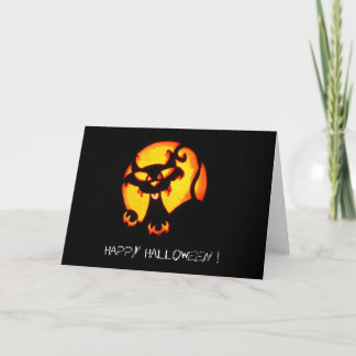 halloween cat card