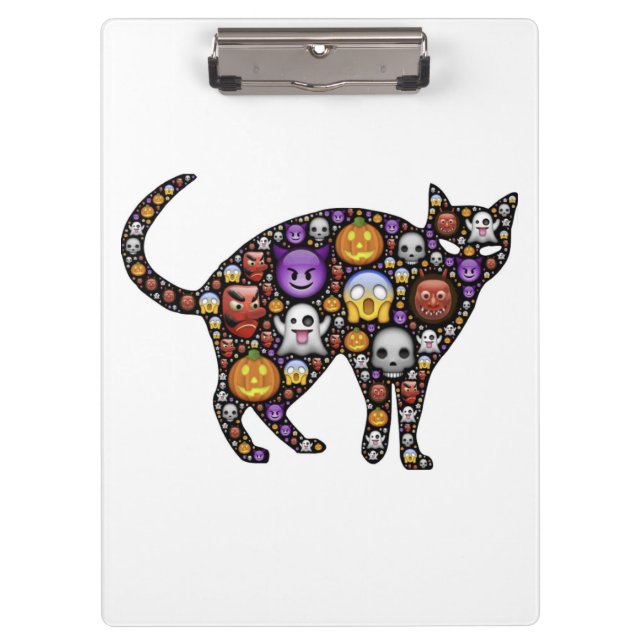 HALLOWEEN CAT CLIPBOARD (Front)
