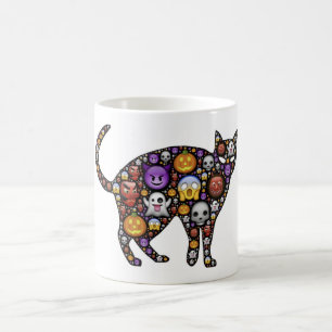 HALLOWEEN CAT COFFEE MUG