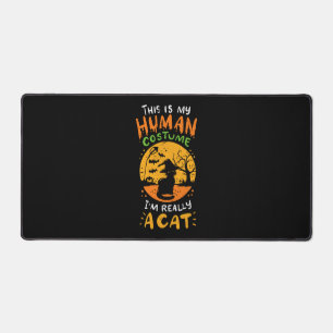 Halloween Cat Desk Mat
