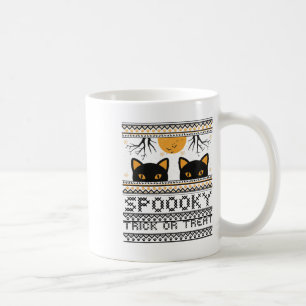 Halloween-cat Eyes Spooky Trick Or Treat Trendy Gr Coffee Mug