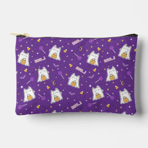 Halloween Cat Ghost  Accessory Pouch