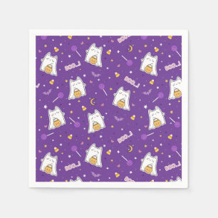 Halloween Cat Ghost Napkins