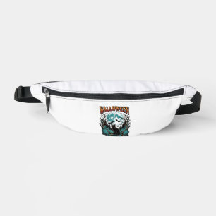Halloween Cat Graveyard Vintage Engraving Shirt_1 Bum Bags