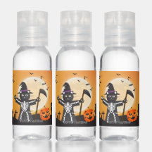 Halloween Cat Grim Reaper
