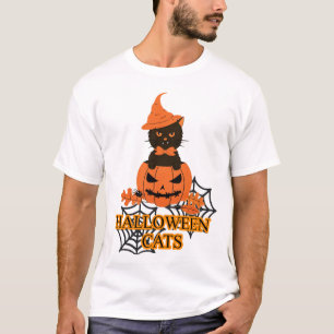 Halloween Cat (Happy Halloween , Gift for family ) T-Shirt