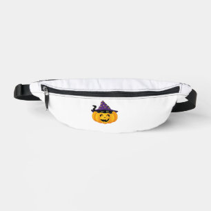 Halloween Cat in Pumpkin � Cute Black Kitten Stick Bum Bags