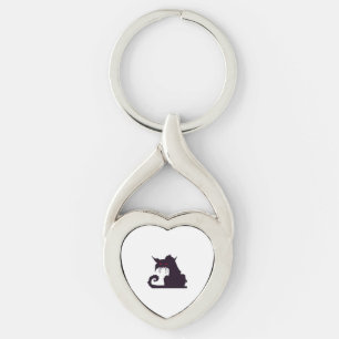 Halloween Cat                               Key Ring