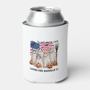 halloween cat ladies for Kamala 2024 President Kam Can Cooler