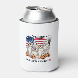 halloween cat ladies for Kamala 2024 President Kam Can Cooler