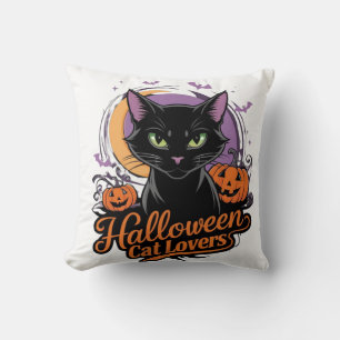 Halloween Cat Lovers Cushion