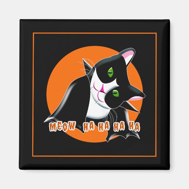 Halloween Cat Magnet (Front)