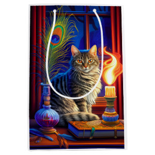 Halloween Cat Medium Gift Bag