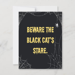 Halloween Cat Modern Postcard