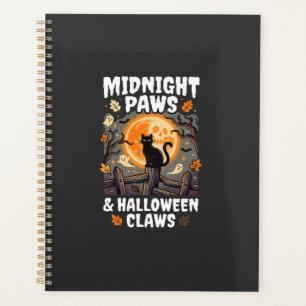 Halloween Cat Moon Mischief Planner