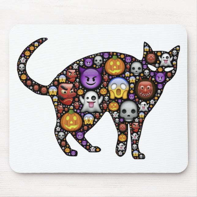 HALLOWEEN CAT MOUSE PAD (Front)
