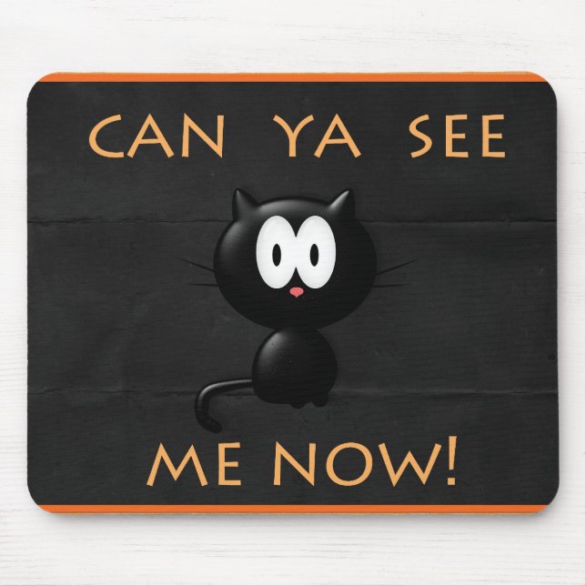 Halloween Cat Mouse Pad! Pad (Front)