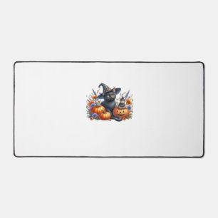 Halloween Cat Mouse Pumpkins T-Shirt Essential T-S Desk Mat