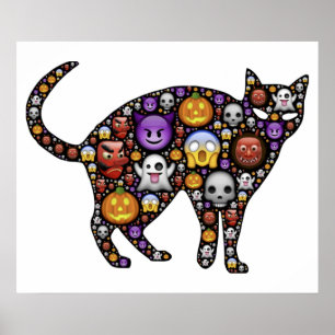 HALLOWEEN CAT POSTER