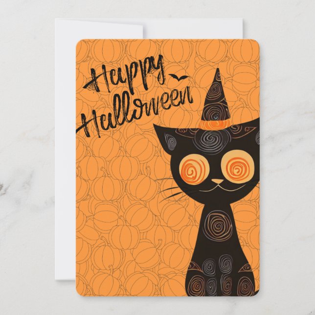 Halloween/cat/pumpkin/fall  (Front)