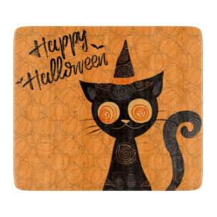 Halloween/cat/pumpkin/fall cutting board