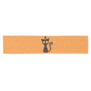 Halloween/cat/pumpkin/fall short table runner