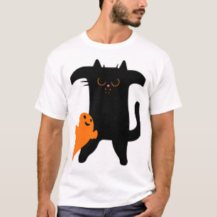 Halloween cat scared T-Shirt