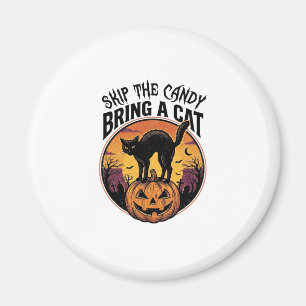 Halloween Cat Shirt for Spooky Cat Lover Gift_1 Magnet