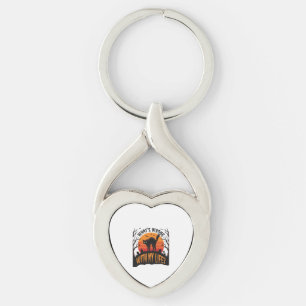 Halloween Cat Shirt Vintage Spooky Life Humor_1 Key Ring