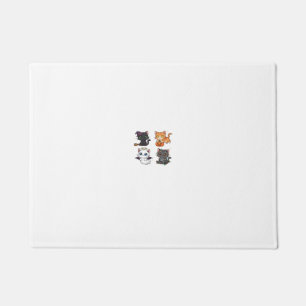 Halloween Cat Spooky and Stylish Feline-Inspired Doormat