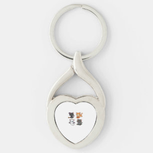 Halloween Cat  Spooky and Stylish Feline-Inspired  Key Ring