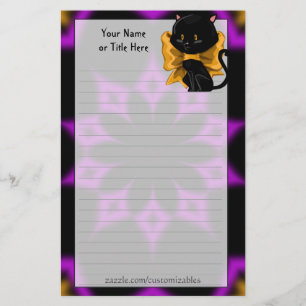Halloween Cat Stationery