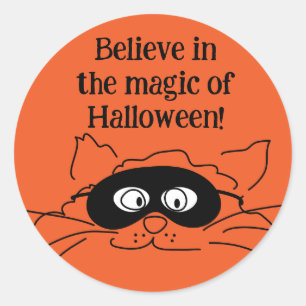 Halloween Cat Sticker 
