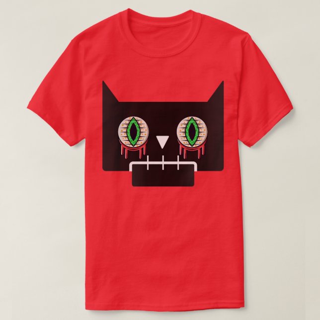 halloween cat T-Shirt (Design Front)