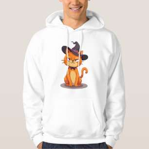 Halloween Cat T-Shirt Kitten Jack O Lantern Kitty Hoodie