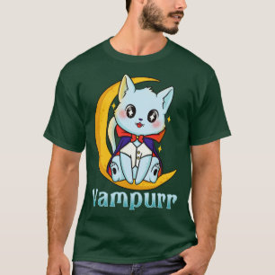 Halloween Cat Vampurr Vampire T-Shirt
