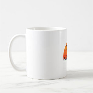 Halloween Cat Want Brains Right Meow Design Coffee Mug