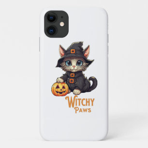 Halloween Cat Witchy Paws iPhone 11 Case