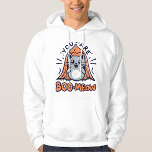 Halloween Cat You Are Boo Meow Hoodie