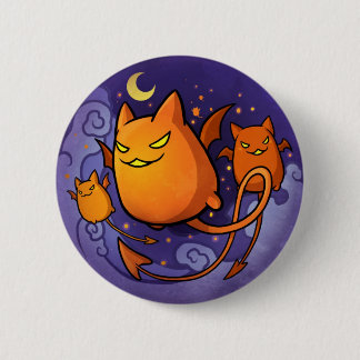 Halloween Cats 6 Cm Round Badge
