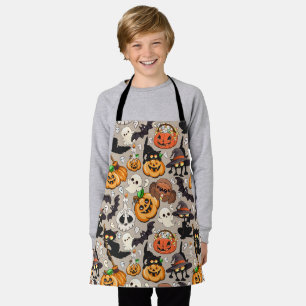 Halloween Cats Funny Party Apron