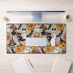Halloween Cats Funny Party Desk Mat