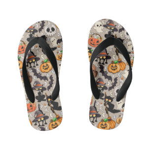 Halloween Cats Funny Party Kid's Thongs
