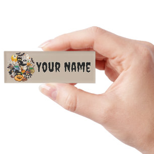 Halloween Cats Funny Party Name Tag