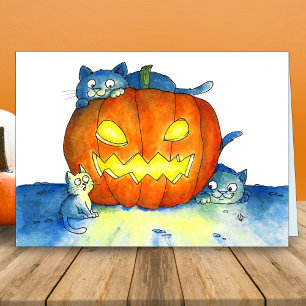 Halloween Cats Greeting  Card
