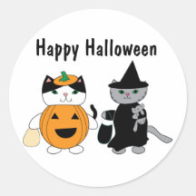 Halloween Cats in Costumes